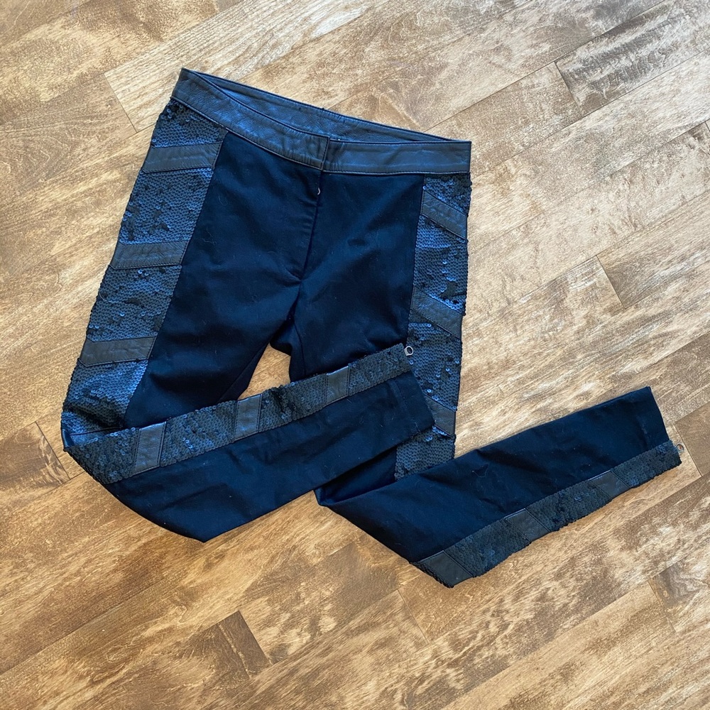 Cleobella leather and sequin pants